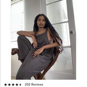 UO grey jumpsuit overalls like new